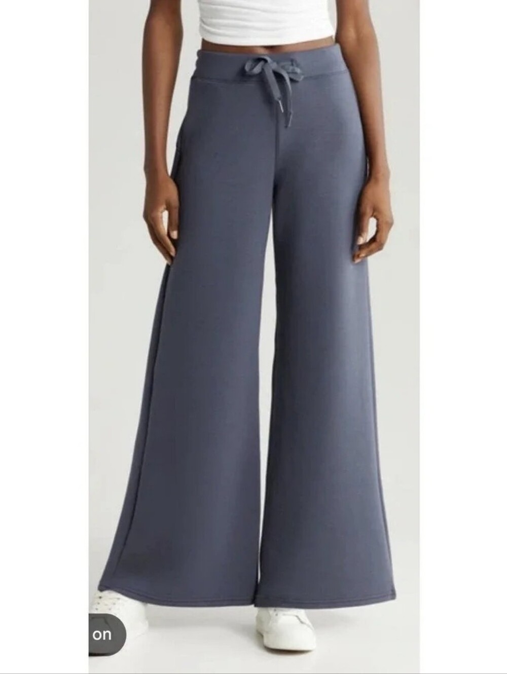 SPANX Wide-Leg Drawstring Pants in Slate Blue SZ XS New With Tags